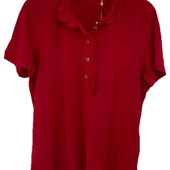 TORY BURCH Ruffle Shirt - Picture 3 of 5